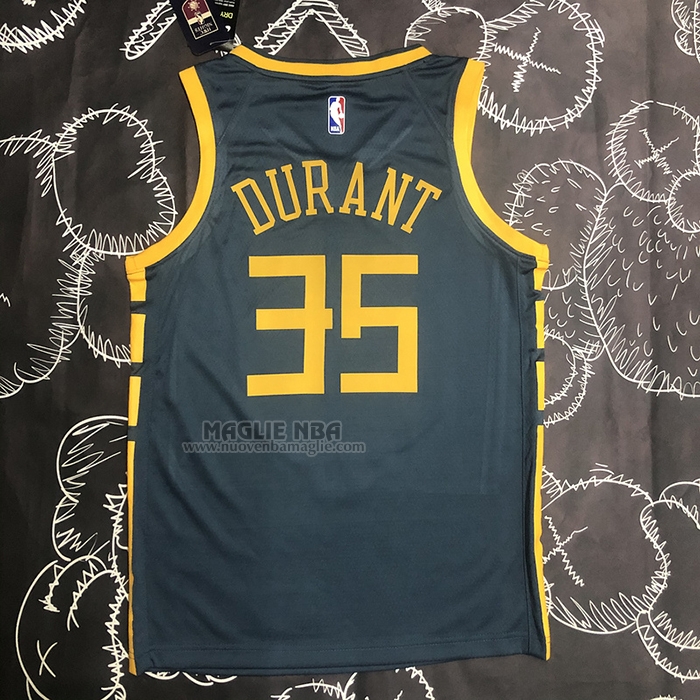 Maglia
 Kevin Durant NO 35 Golden State Warriors Citta
 2018-19 Blu
